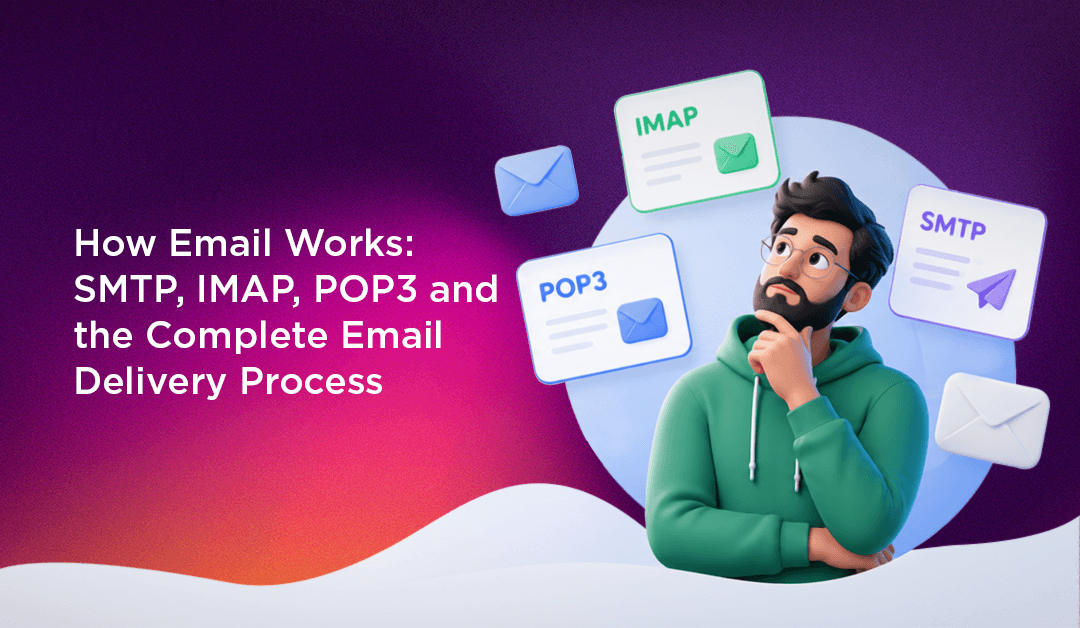 How Email Works: SMTP, IMAP, POP3, and the Complete Email Delivery Process Explained
