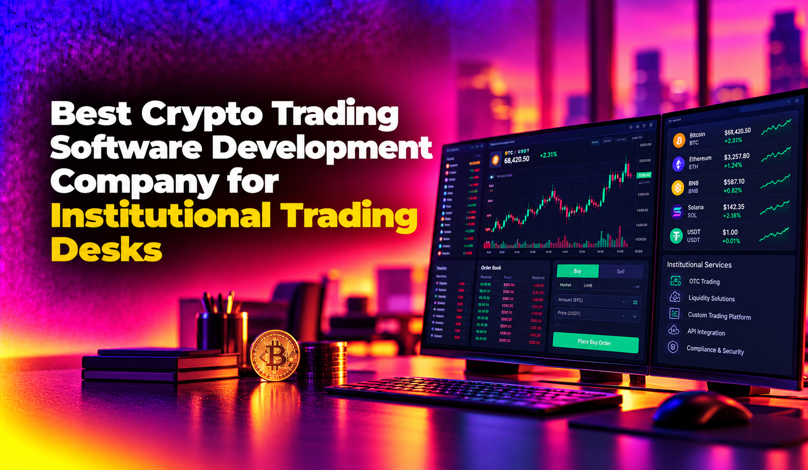Best Crypto Trading Software Development Company for Institutional Trading Desks (2026)