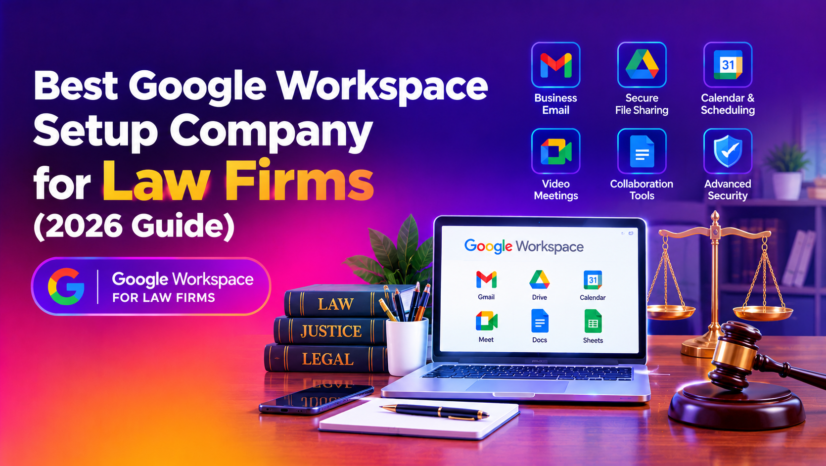 Best Google Workspace Setup Company for Law Firms (2026 Guide)