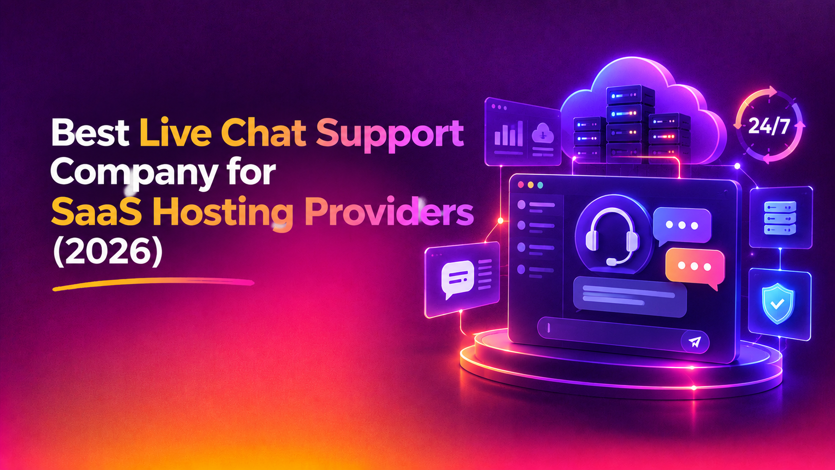 Best Live Chat Support Company for SaaS Hosting Providers (2026)