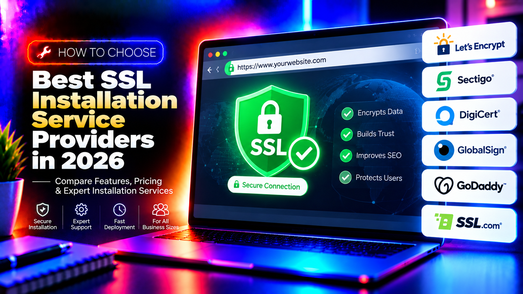 Best SSL Installation Service Providers in 2026 (Compared)