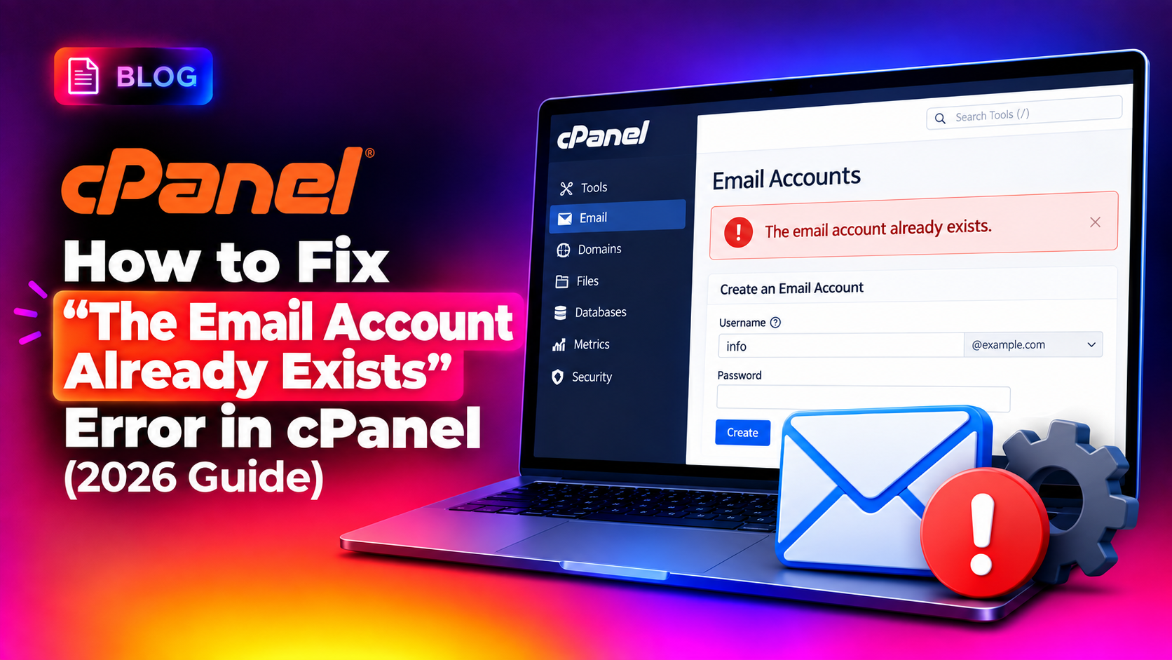 Fix "The Email Account Already Exists" Error in cPanel (2026 Guide)