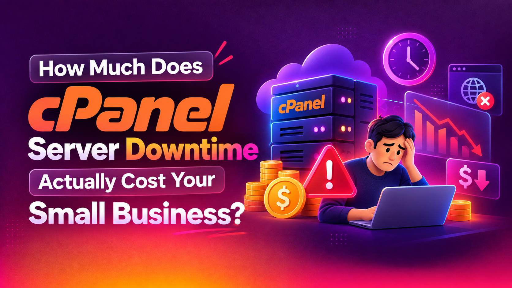 How Much Does cPanel Server Downtime Actually Cost Your Small Business?