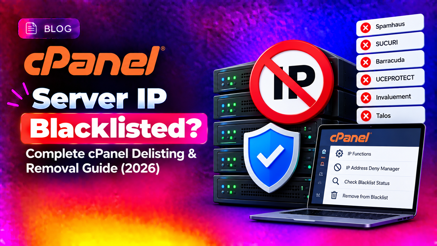 Server IP Blacklisted? Complete cPanel Delisting & Removal Guide (2026)