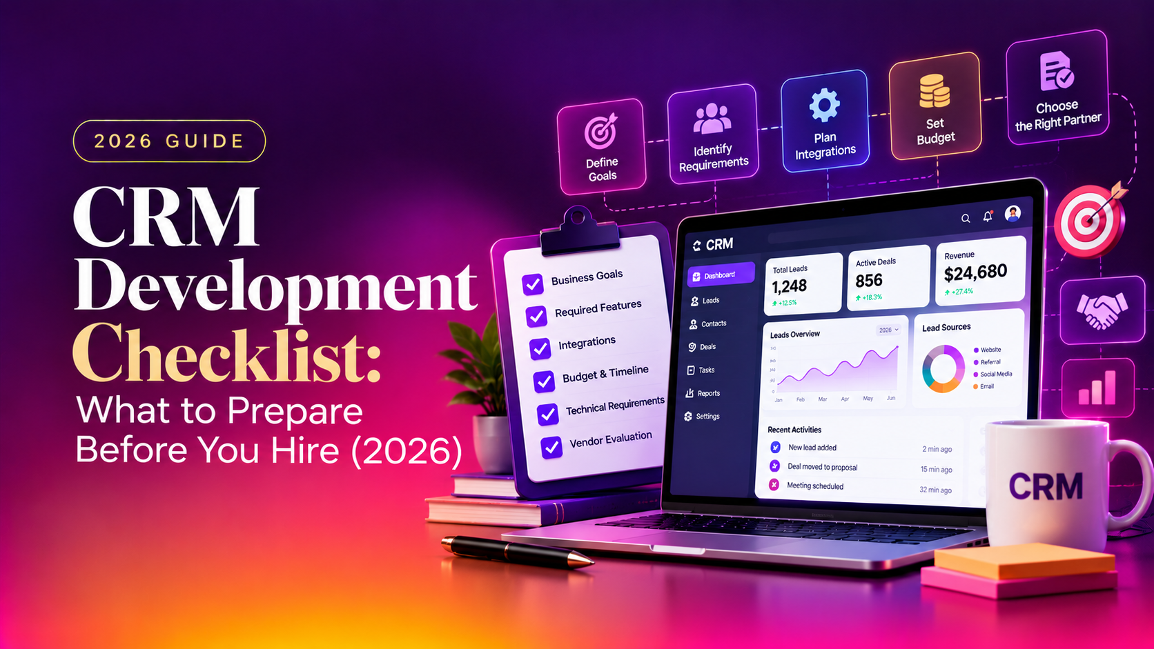 CRM Development Checklist: What to Prepare Before You Hire (2026)