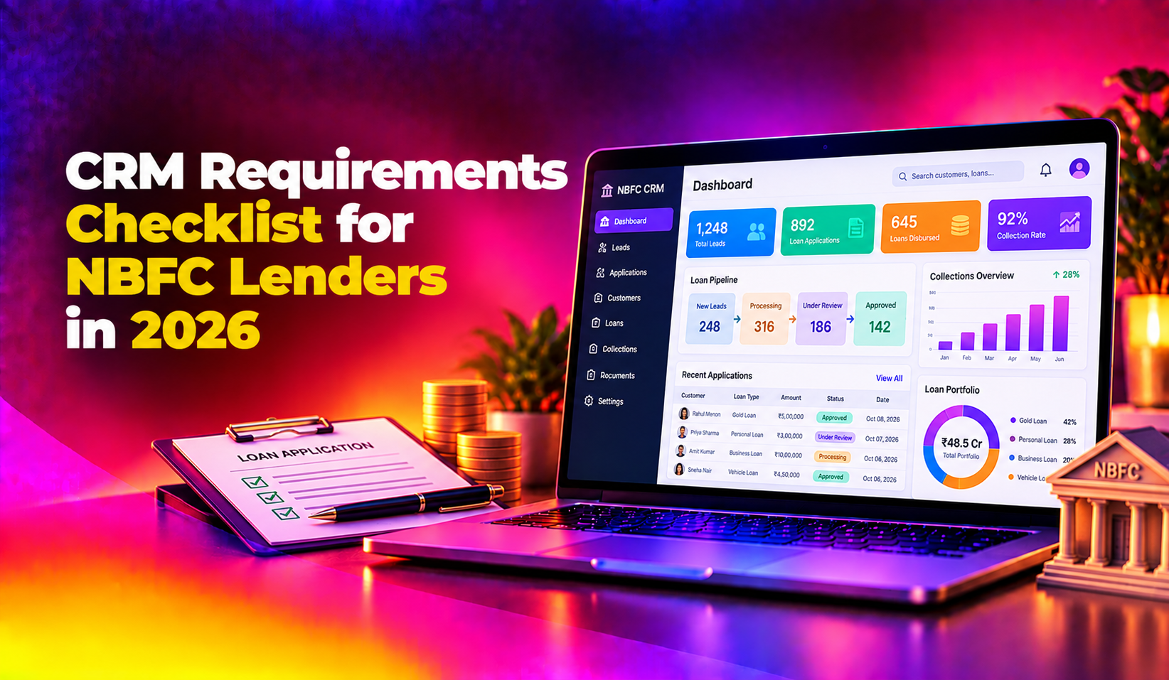 CRM Requirements Checklist for NBFC Lenders in 2026