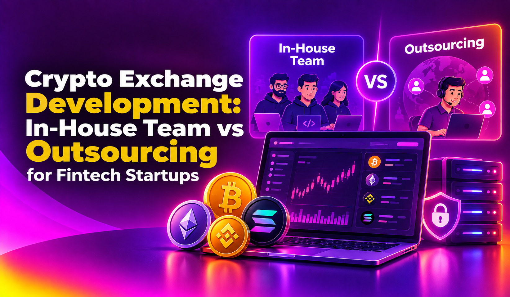 Crypto Exchange Development: In-House Team vs Outsourcing for Fintech Startups (2026)