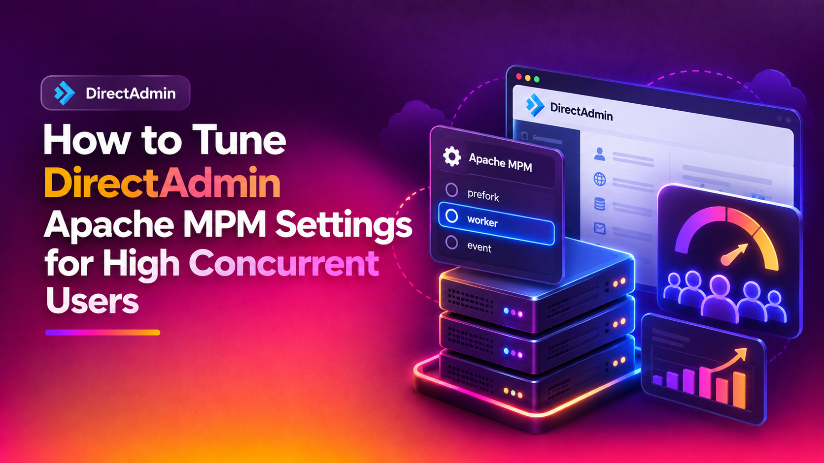 How to Tune DirectAdmin Apache MPM Settings for High Concurrent Users