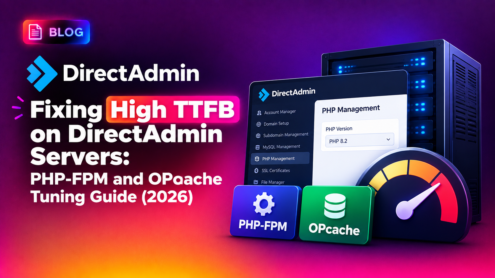 Fixing High TTFB on DirectAdmin Servers: PHP-FPM and OPcache Tuning Guide (2026)