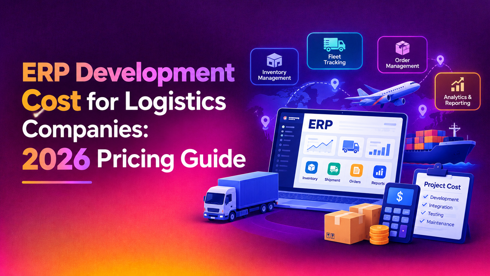 ERP Development Cost for Logistics Companies: 2026 Pricing Guide
