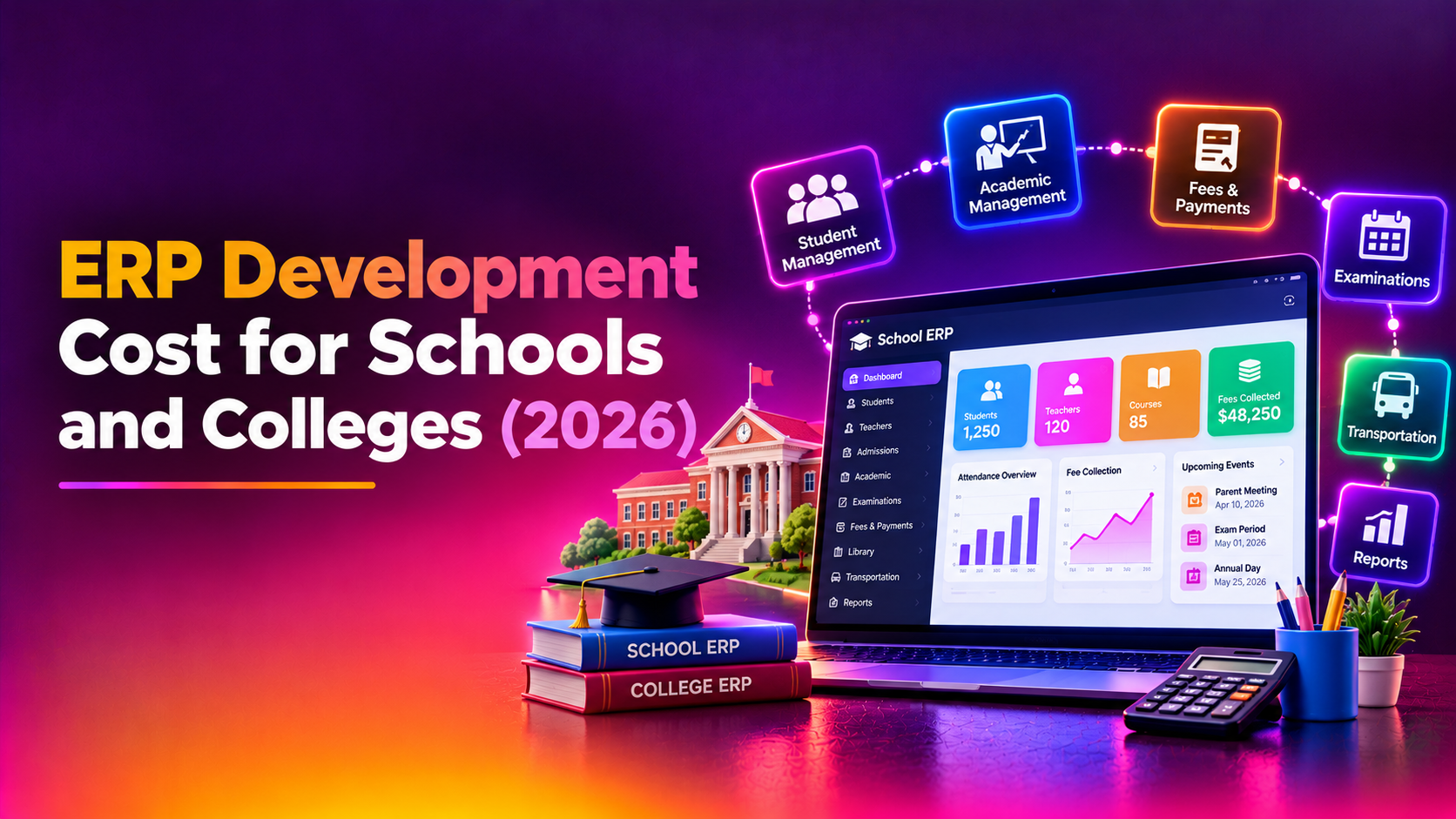 ERP Development Cost for Schools and Colleges (2026)