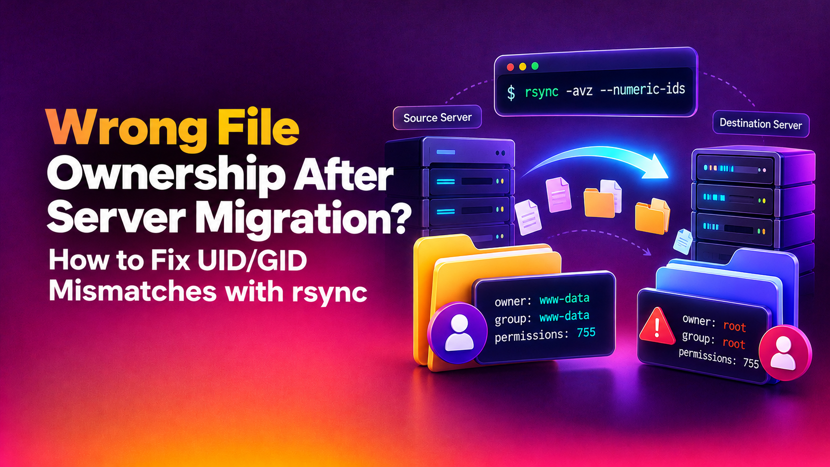 Wrong File Ownership After Server Migration? How to Fix UID/GID Mismatches with rsync