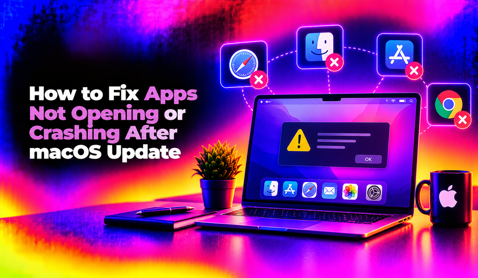 How to Fix Apps Not Opening or Crashing After macOS Update (2026 Guide)