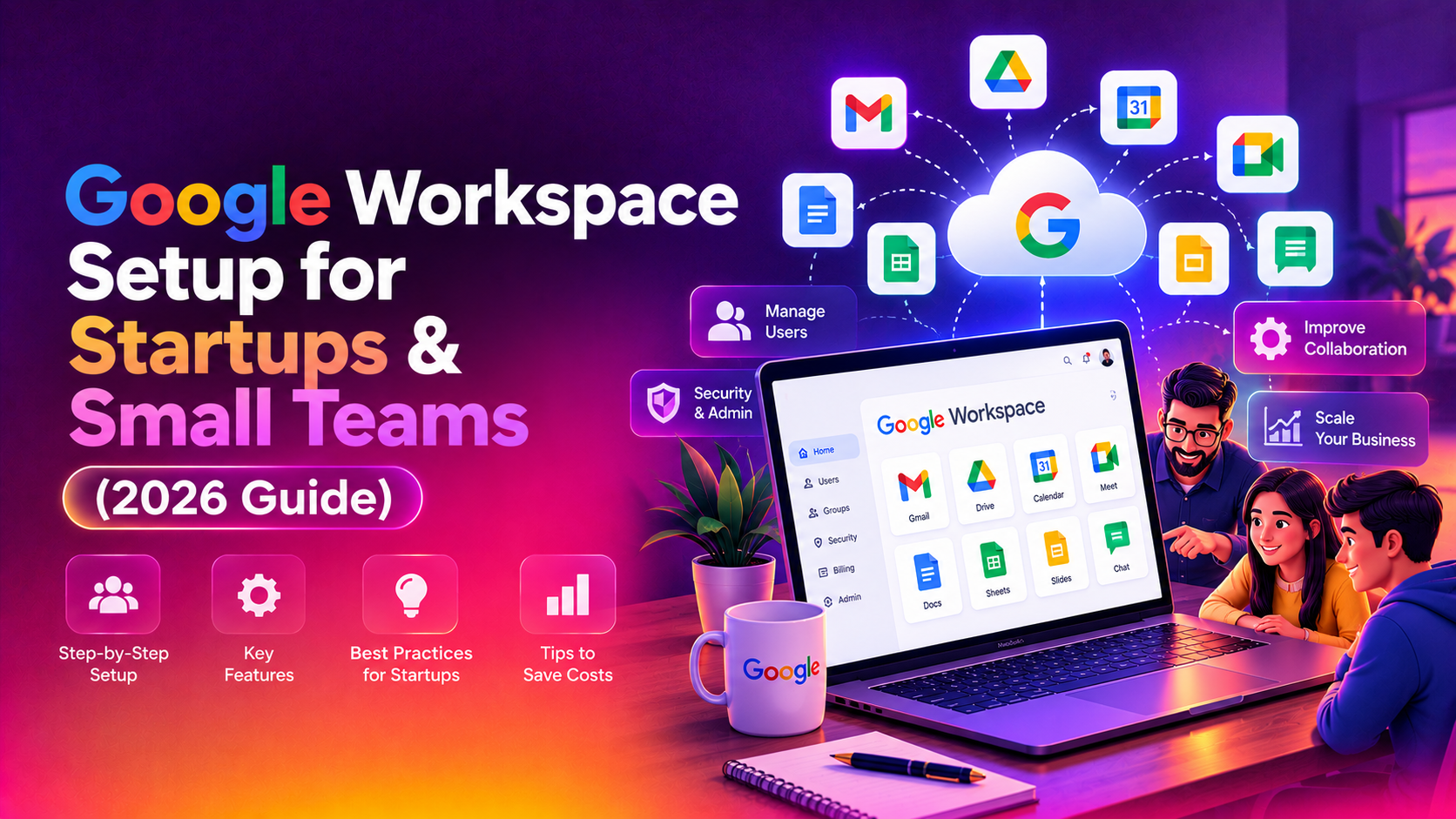Google Workspace Setup for Startups & Small Teams (2026)