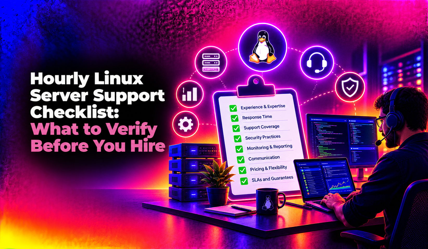 Hourly Linux Server Support Checklist: What to Verify Before You Hire (2026)