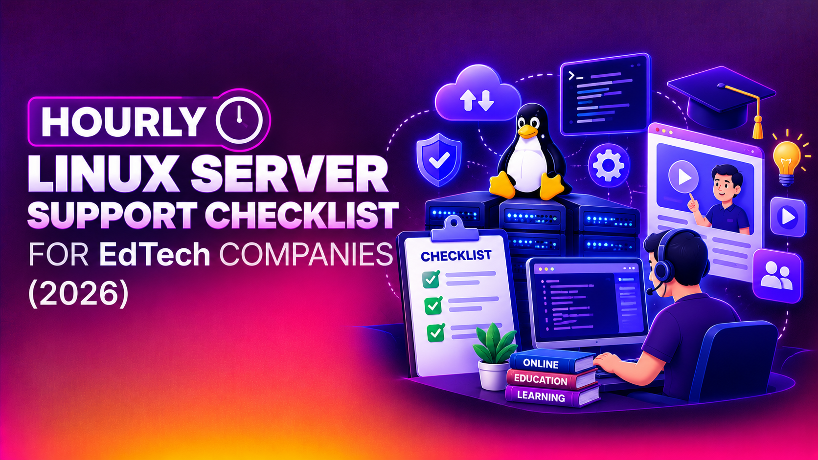 Hourly Linux Server Support Checklist for EdTech Companies (2026)