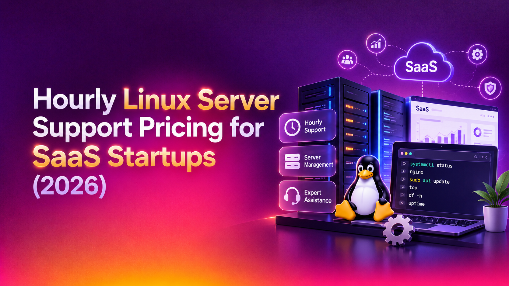 Hourly Linux Server Support Pricing for SaaS Startups (2026)