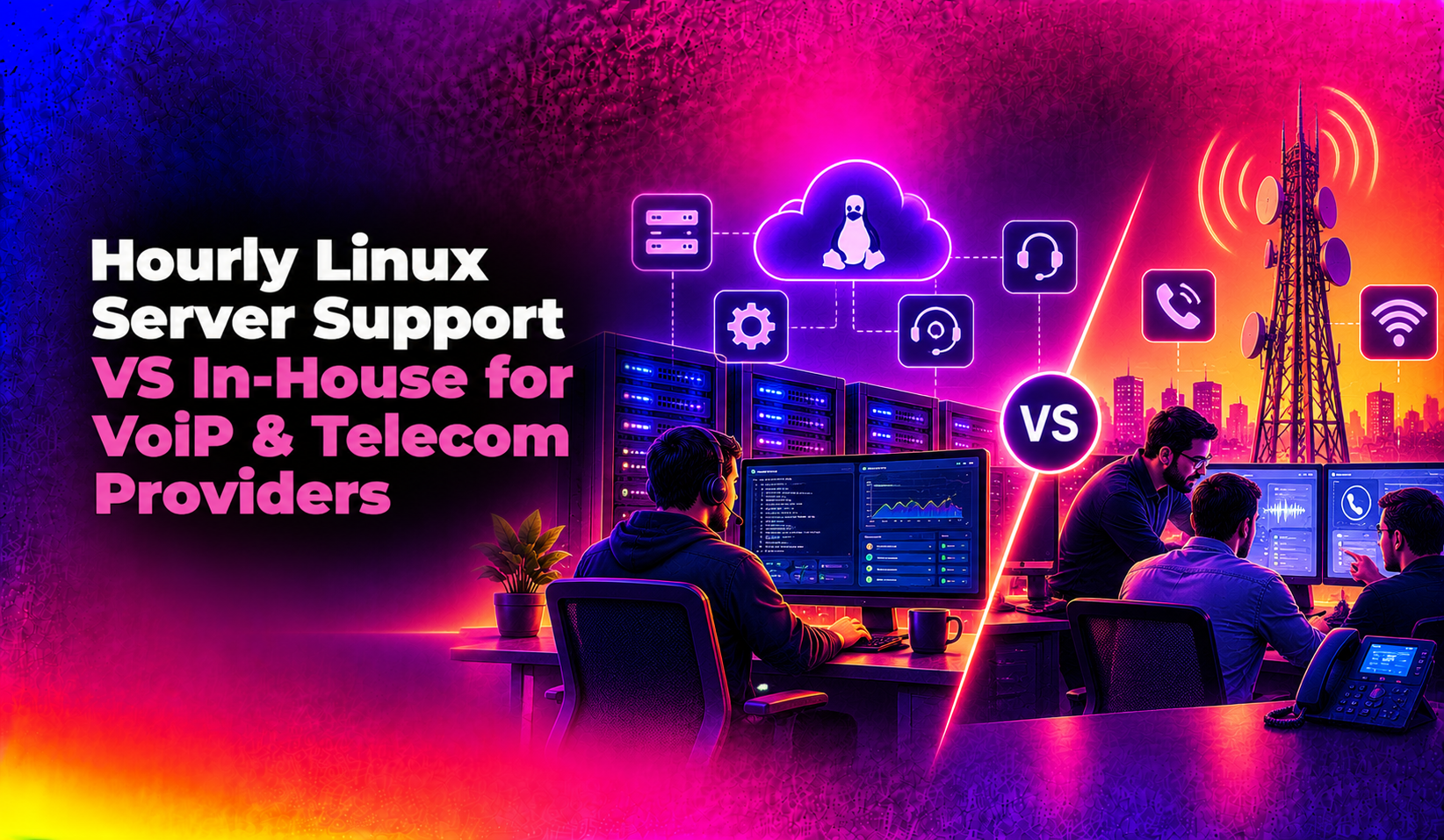 Hourly Linux Server Support vs In-House for VoIP & Telecom Providers (2026)