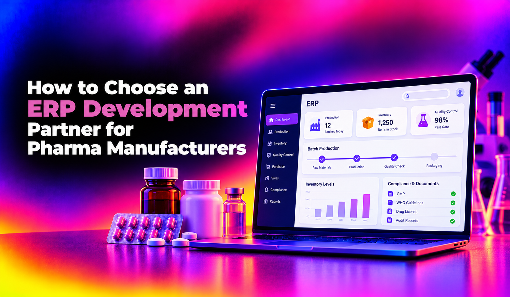 How to Choose an ERP Development Partner for Pharma Manufacturers (2026)