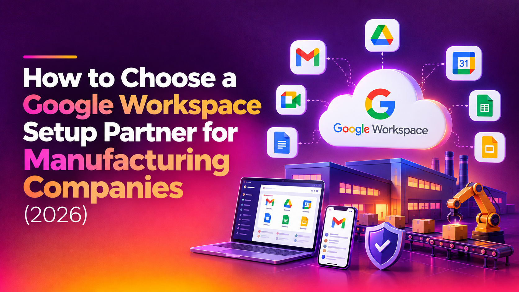 How to Choose a Google Workspace Setup Partner for Manufacturing Companies (2026)