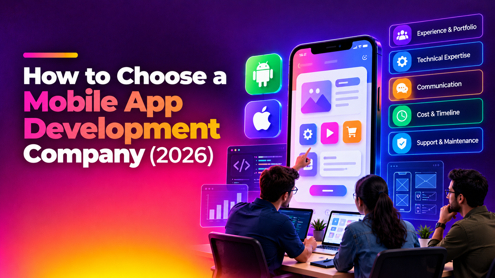 How to Choose a Mobile App Development Company (2026)