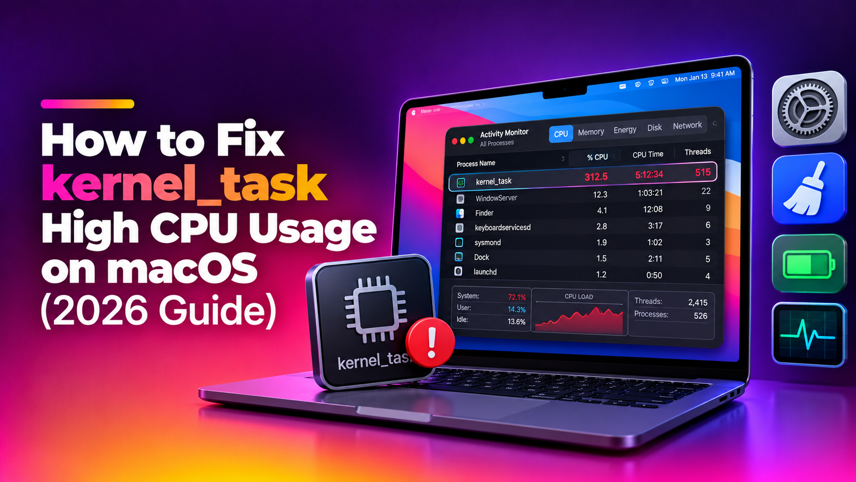 How to Fix kernel_task High CPU Usage on macOS (2026 Guide)