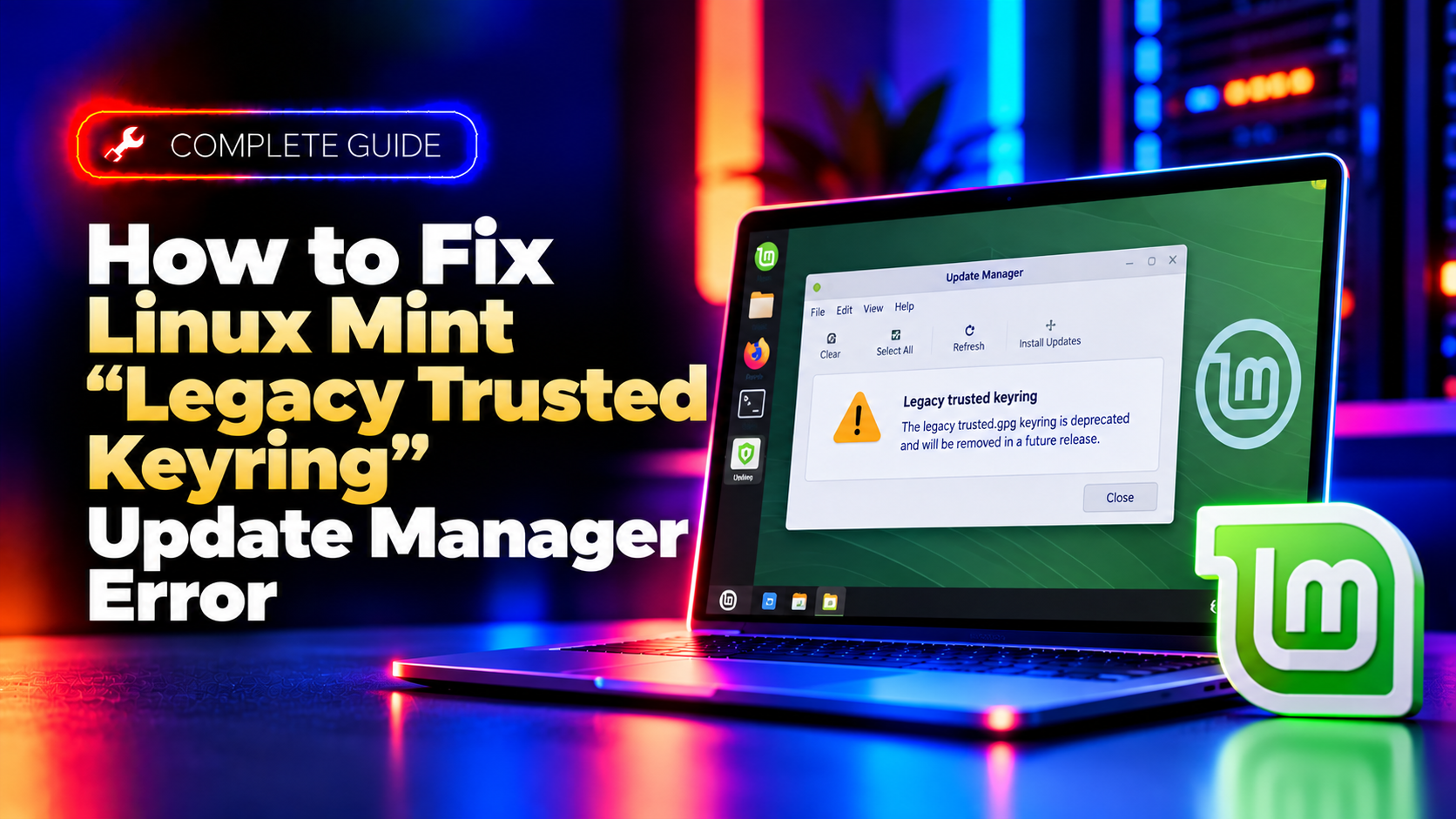 How to Fix Linux Mint "Legacy Trusted Keyring" Update Manager Error (2026 Guide)