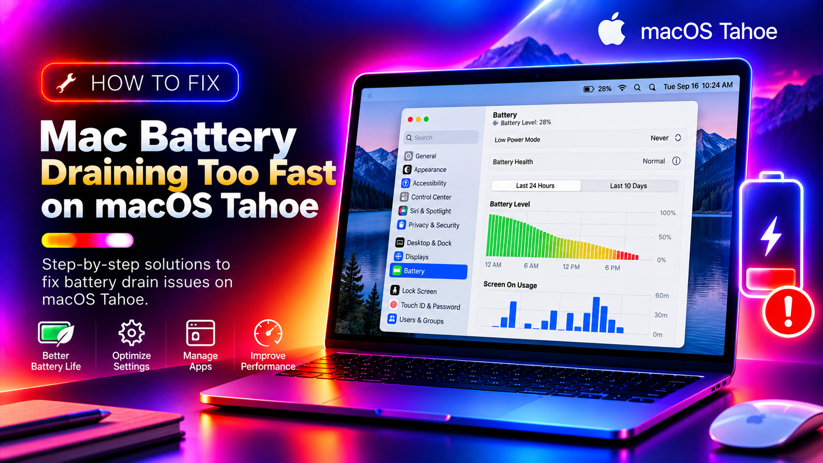 How to Fix Mac Battery Draining Too Fast on macOS Tahoe (2026 Guide)