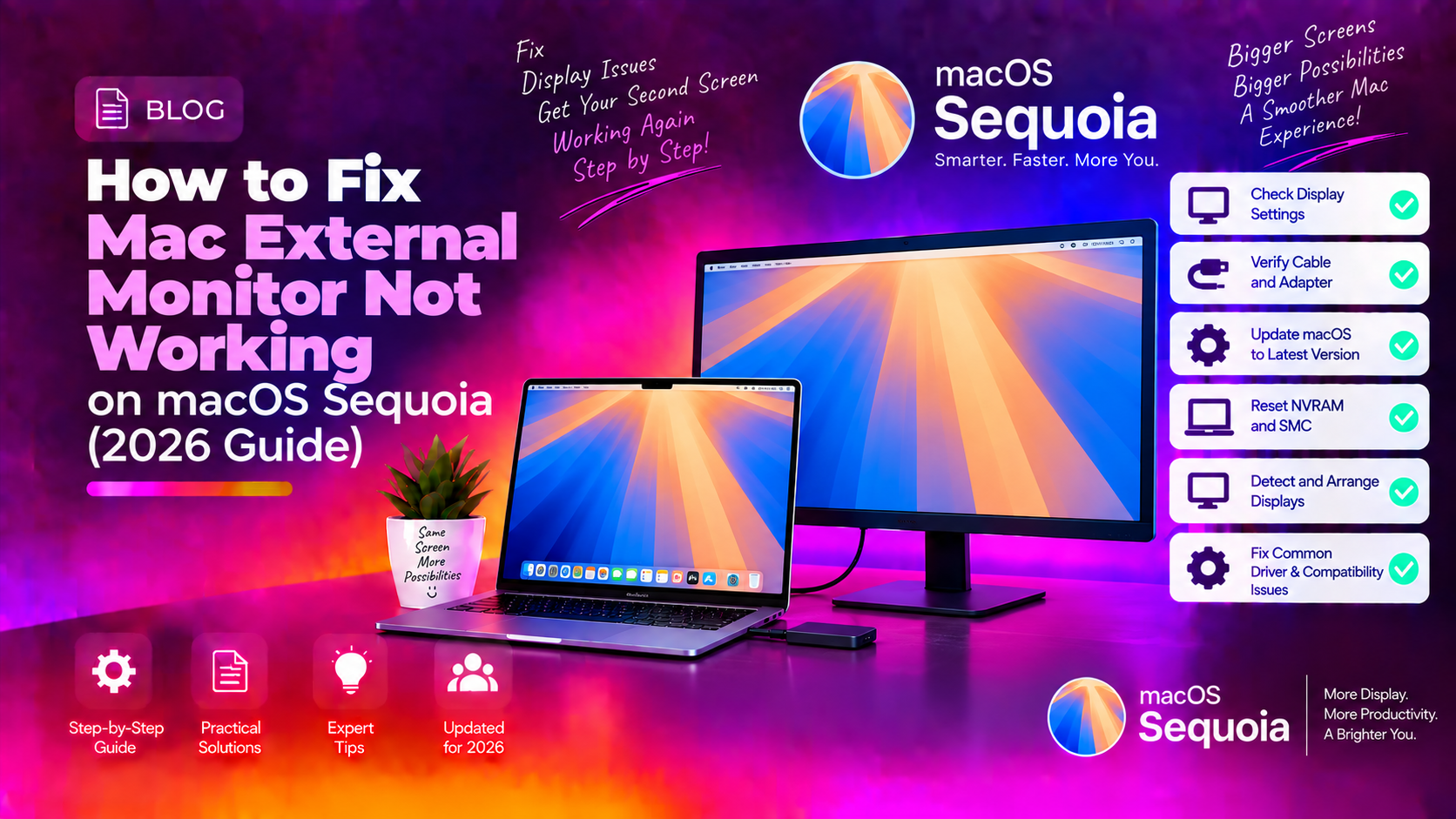 How to Fix Mac External Monitor Not Working on macOS Sequoia (2026 Guide)