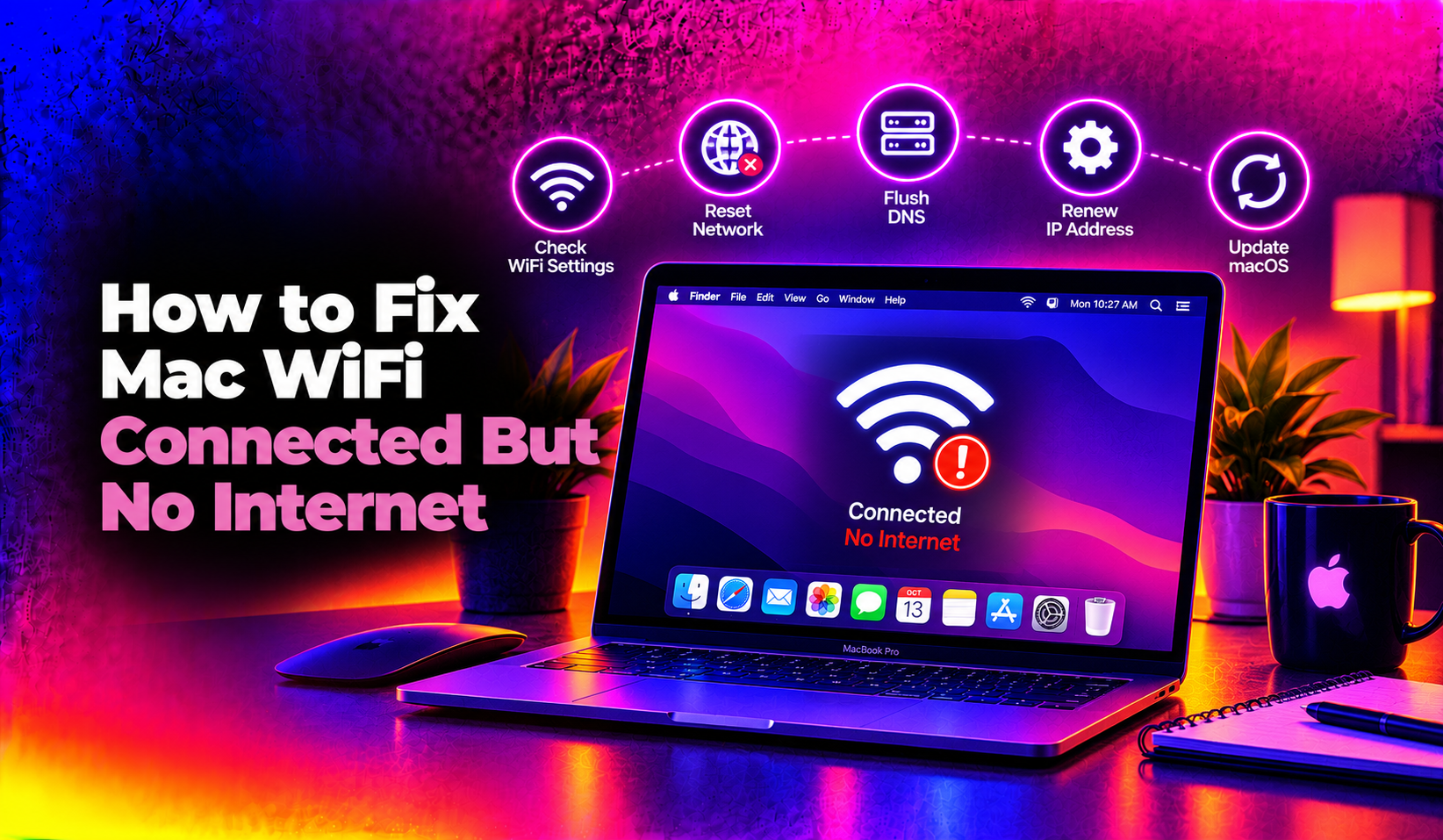 How to Fix Mac WiFi Connected But No Internet (2026 Guide)