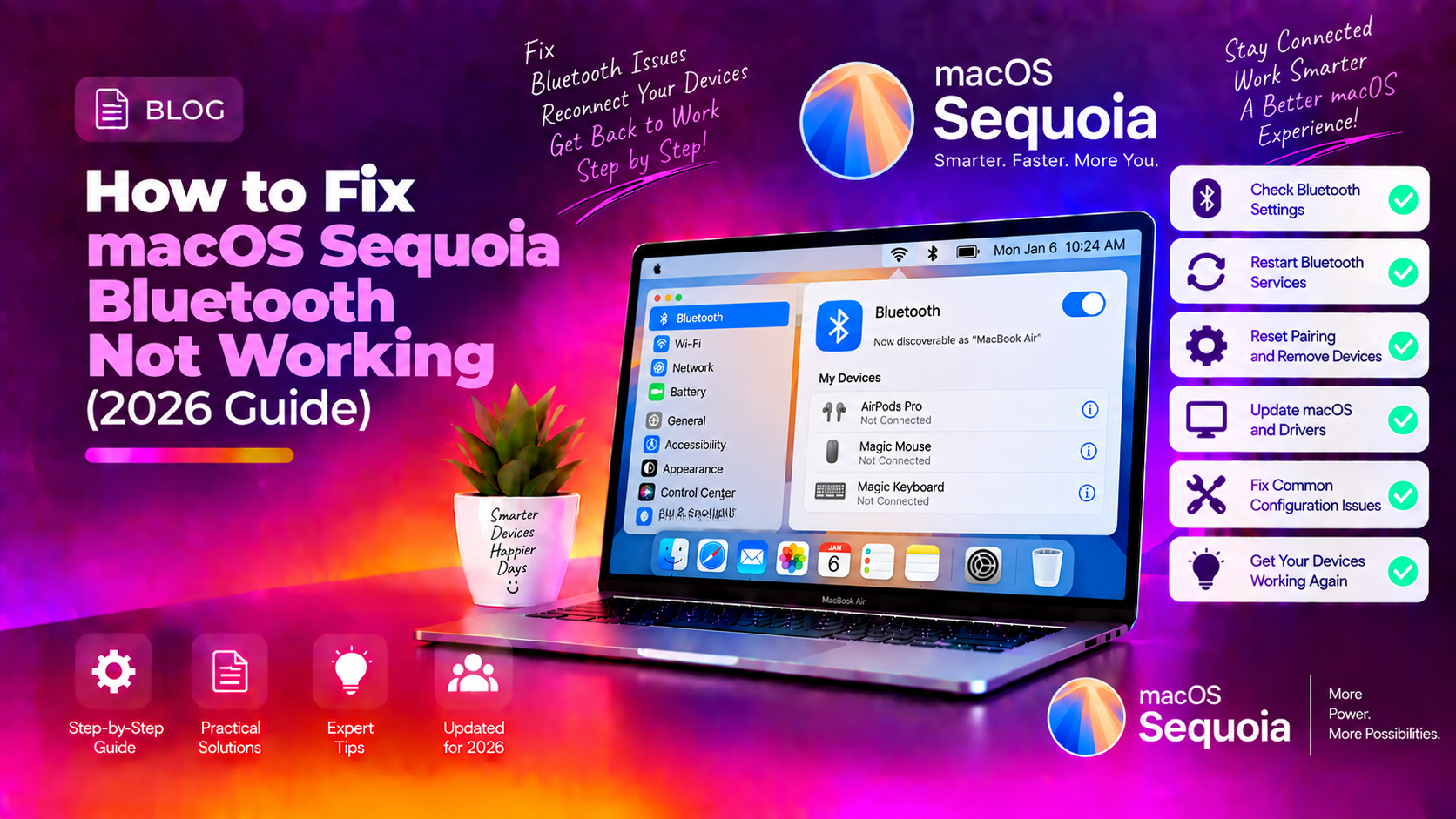 How to Fix macOS Sequoia Bluetooth Not Working (2026 Guide)