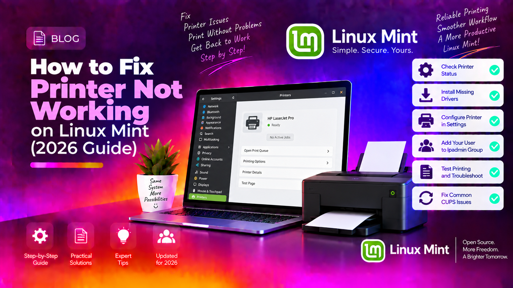 How to Fix Printer Not Working on Linux Mint (2026 Guide)