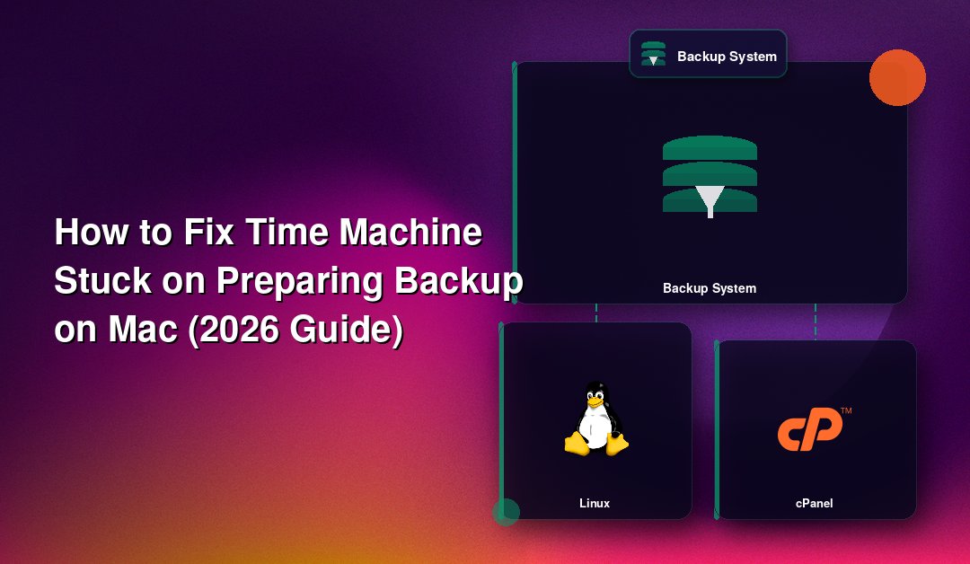 How to Fix Time Machine Stuck on Preparing Backup on Mac (2026 Guide)
