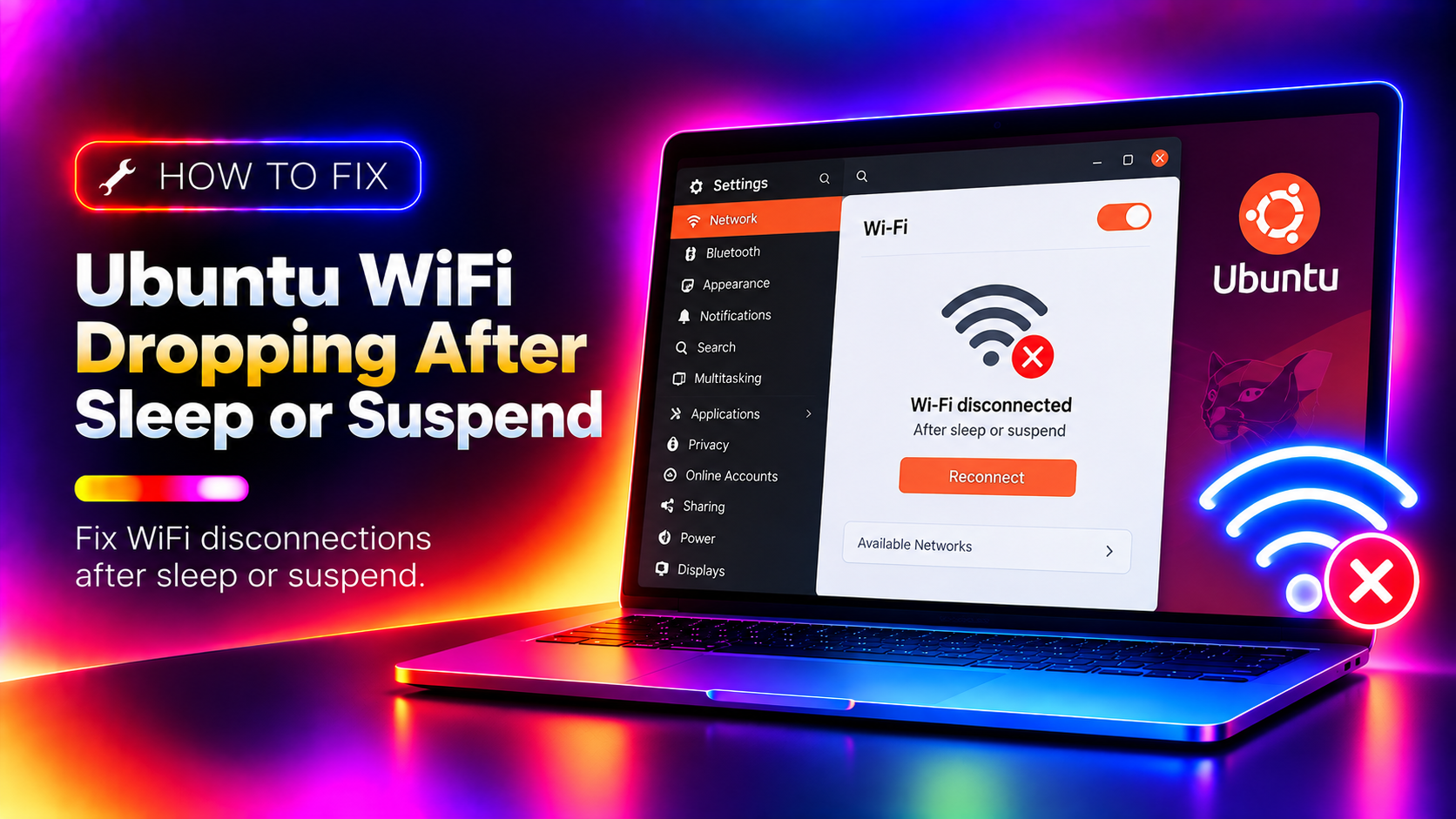 How to Fix Ubuntu WiFi Dropping After Sleep or Suspend (2026 Guide)