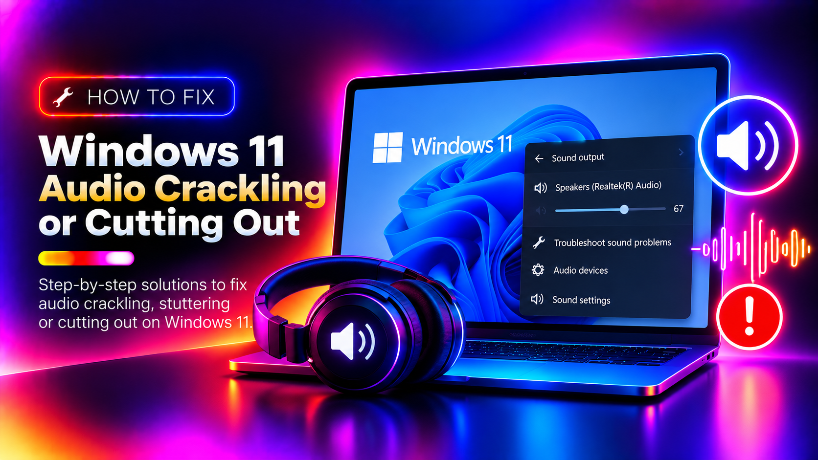How to Fix Windows 11 Audio Crackling or Cutting Out (2026 Guide)