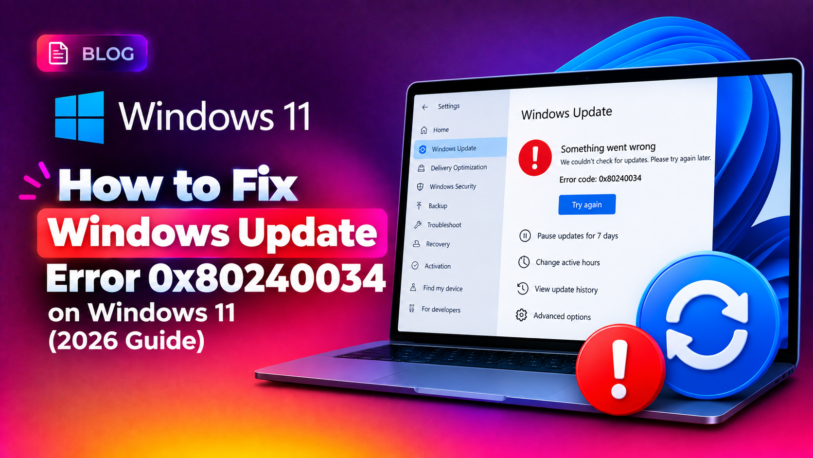 How to Fix Windows Update Error 0x80240034 on Windows 11 (2026 Guide)