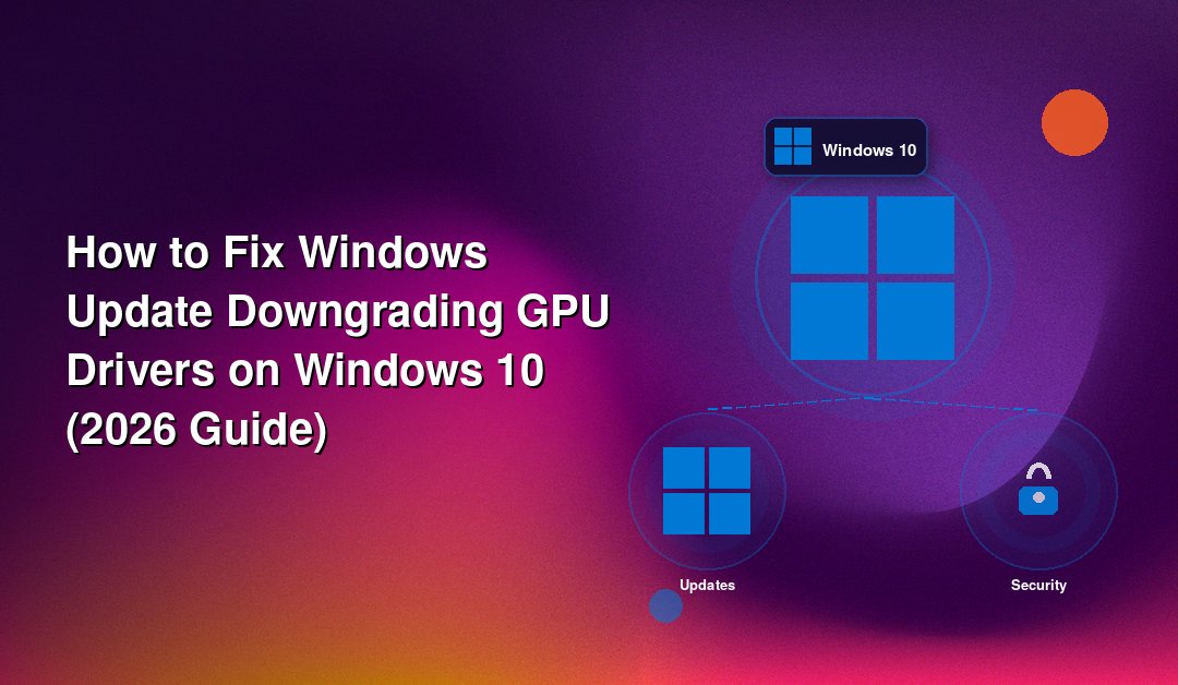 How to Fix Windows Update Downgrading GPU Drivers on Windows 10 (2026 Guide)