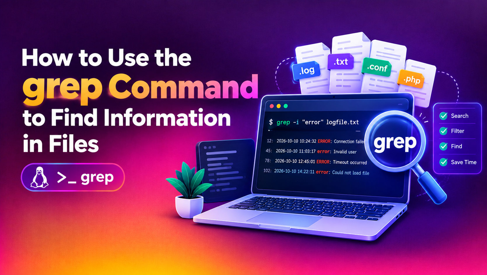 How to Use the Grep Command to Find Information in Files