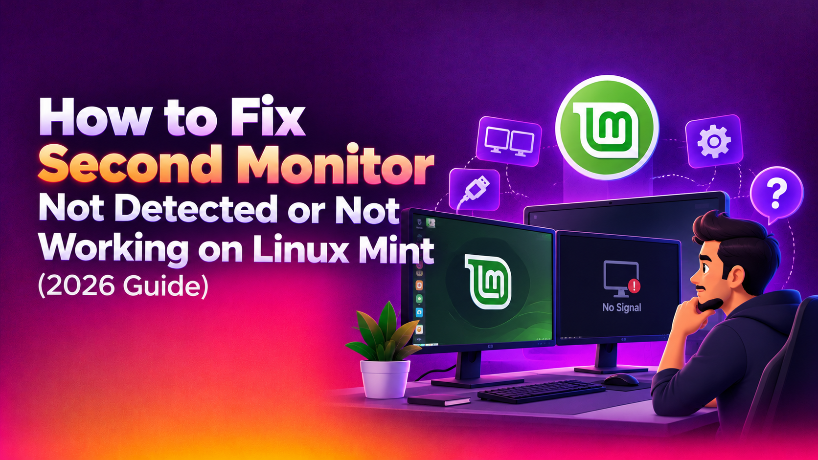 How to Fix Second Monitor Not Detected or Not Working on Linux Mint (2026 Guide)