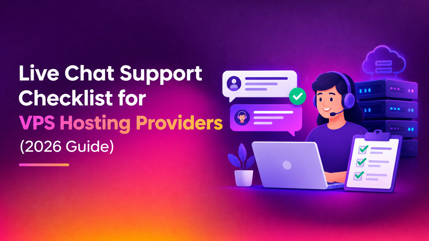Live Chat Support Checklist for VPS Hosting Providers (2026 Guide)