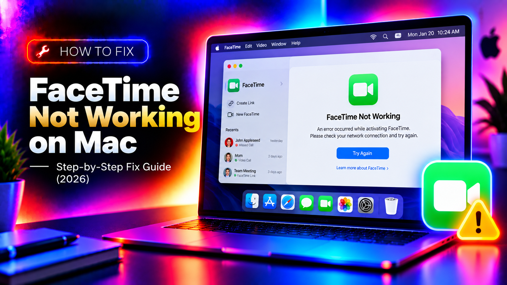 How to Fix FaceTime Not Working on Mac (2026 Guide)