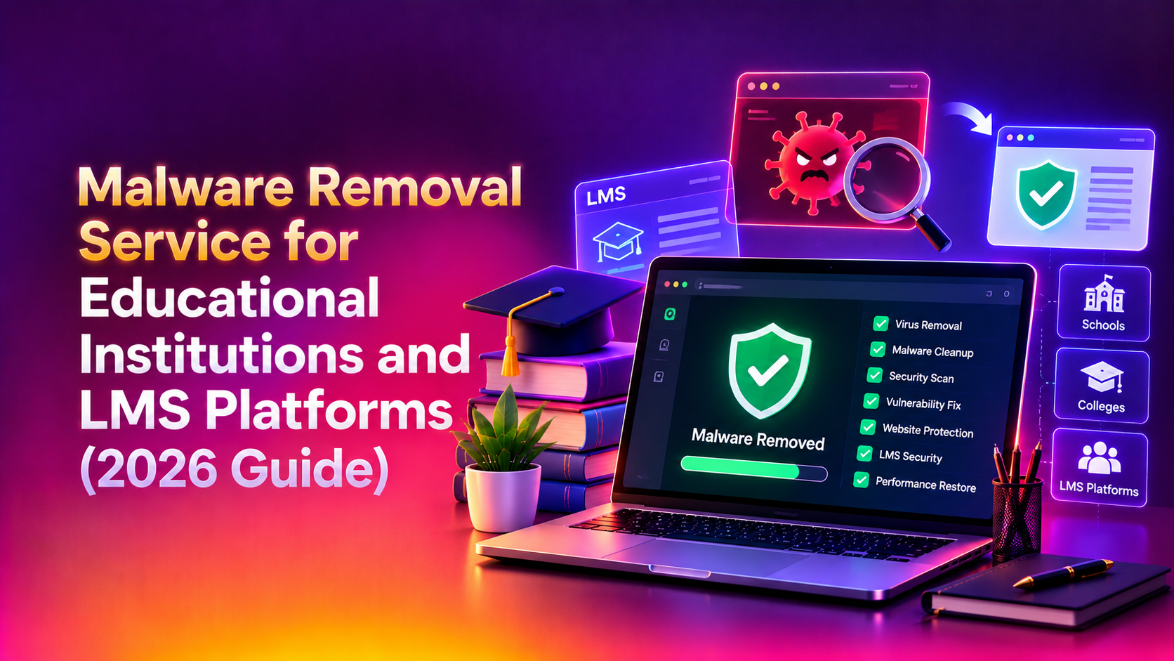 Malware Removal Service for Educational Institutions and LMS Platforms (2026 Guide)