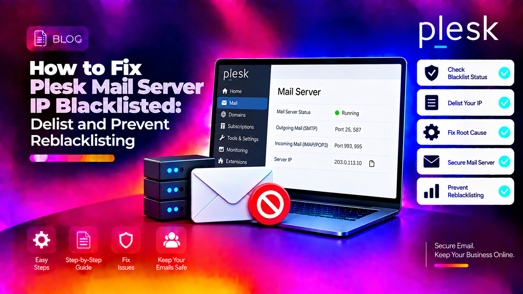 How to Fix Plesk Mail Server IP Blacklisted: Delist and Prevent Reblacklisting