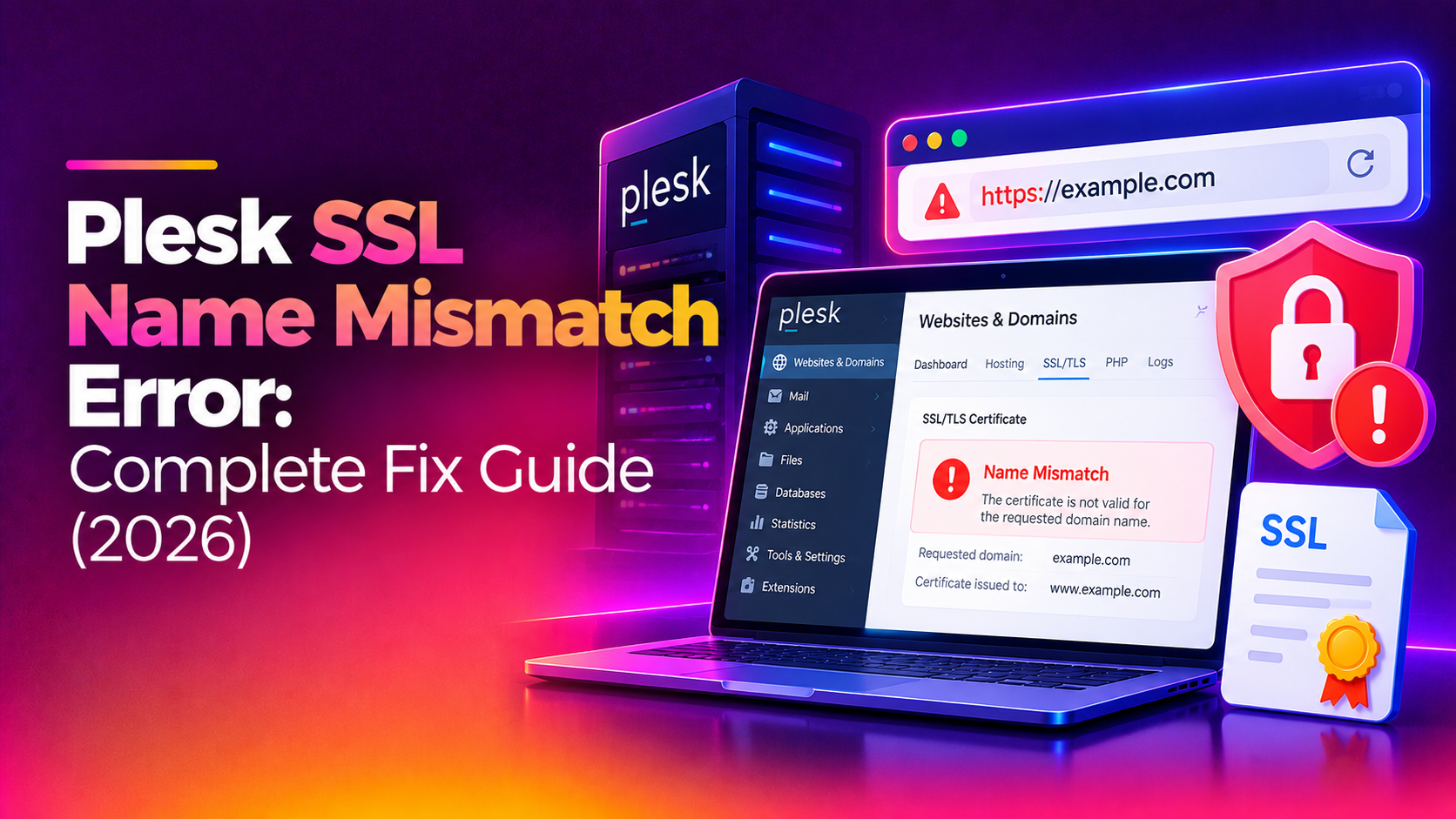 Plesk SSL Name Mismatch Error: Complete Fix Guide (2026)