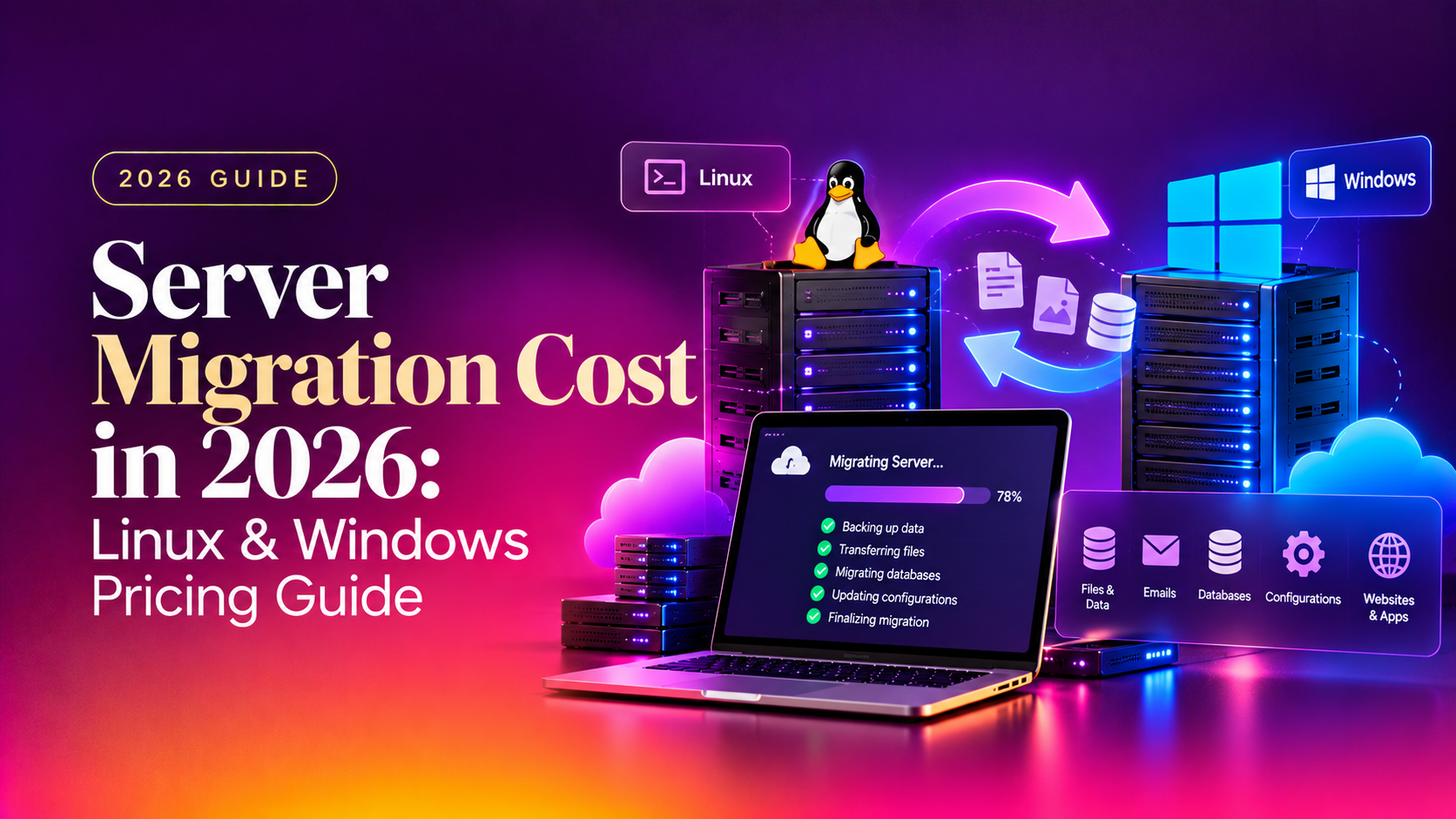 Server Migration Cost in 2026: Linux & Windows Pricing Guide
