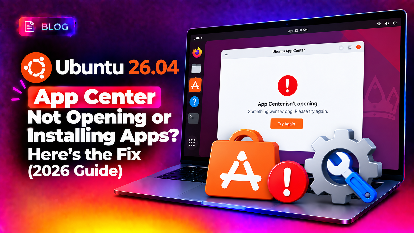 Ubuntu 26.04 App Center Not Opening or Installing Apps? Here's the Fix (2026 Guide)