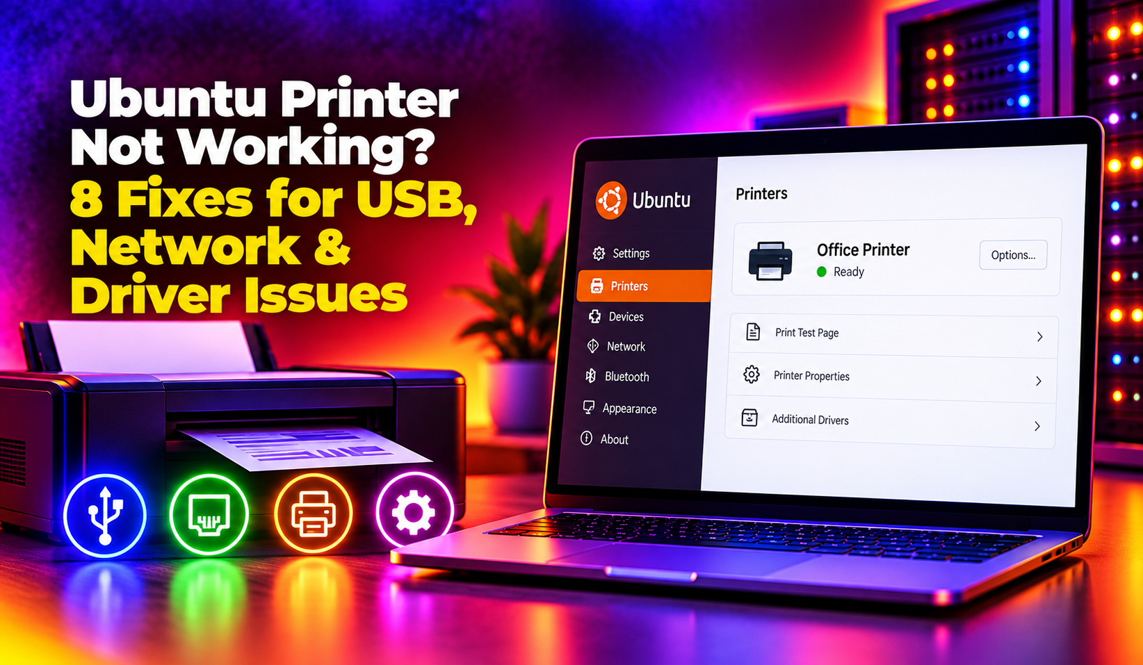 Ubuntu Printer Not Working? 8 Fixes for USB, Network & Driver Issues (2026 Guide)