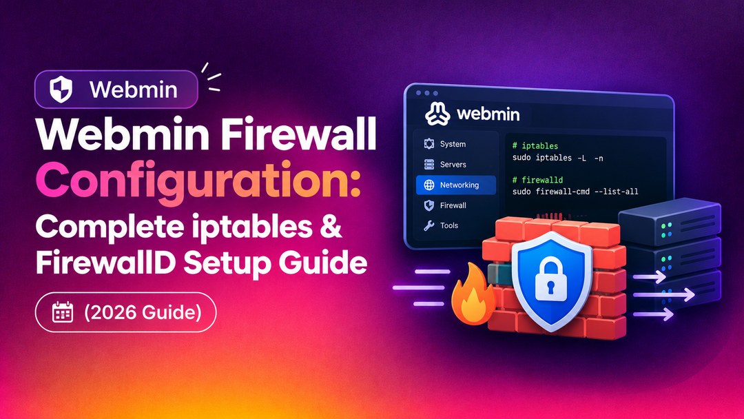 Webmin Firewall Configuration: Complete iptables & FirewallD Setup Guide