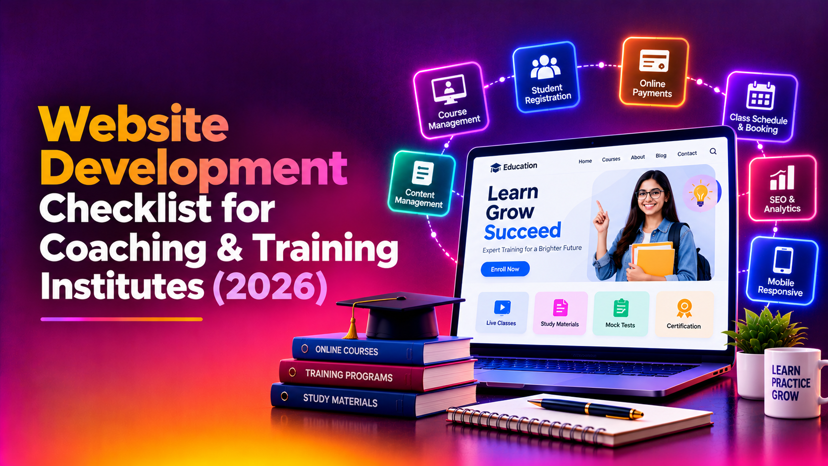 Website Development Checklist for Coaching & Training Institutes (2026)