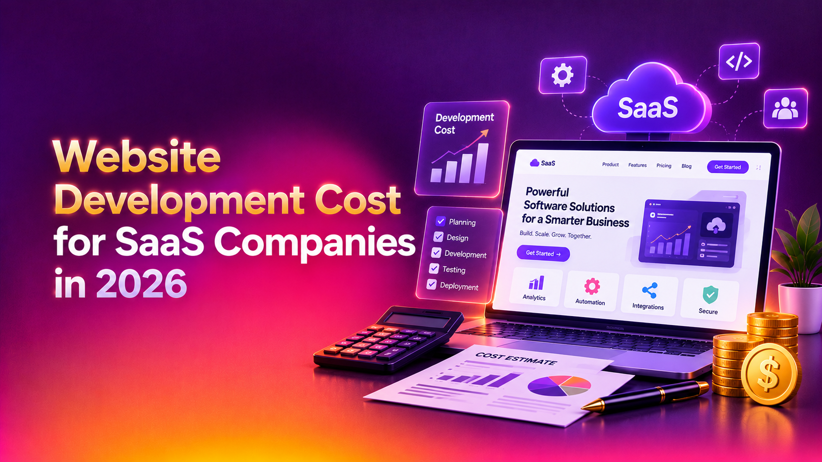 Website Development Cost for SaaS Companies in 2026